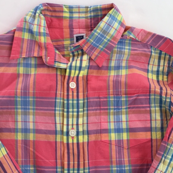 Janie and Jack roll up sleeve button down shirt. - Picture 1 of 5